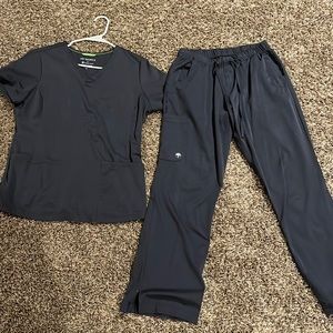 Nursing Scrubs, Grey, HH Healing Hands